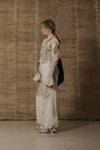 Mutedance 25 Spring/Summer Pleated Waist Long Sleeve Top MD-MD25SS04-SAND MD25SS03